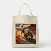 Tote Bag Élégante épicerie Beagle Fourre-tout (Dos)