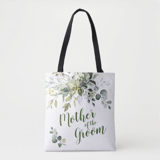 Tote Bag Elégante Eucalyptus Verdure Mère de la chambre (Devant)