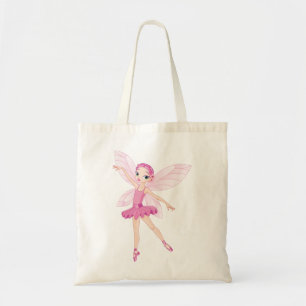 Tote Bag Élégante Fée De Ballerina Rose Pour Les Amateurs D