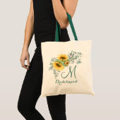 Tote Bag Élégante femme de chambre rustique de Sunflower Eu (Devant (produit))