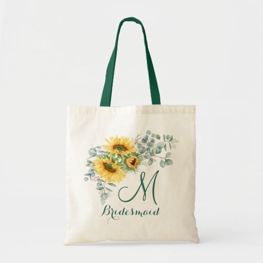 Tote Bag Élégante femme de chambre rustique de Sunflower Eu (Devant)