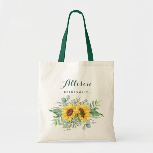 Tote Bag Élégante femme de chambre rustique de Sunflower Eu (Devant)