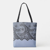 Tote Bag Élégante femme de ménage bleue (Dos)