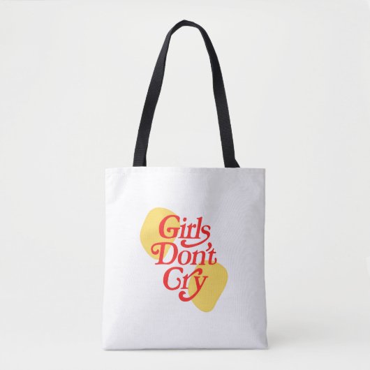 Tote Bag Élégante fille ne pleure pas (Devant)