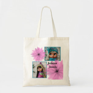 Tote Bag Élégante fleur lilas