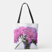 Tote Bag Élégante floraux violets roses pour la mariée (Dos)