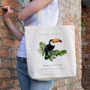 Tote Bag Elégante forêt tropicale tropicale Fête des mariée