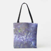 Tote Bag Élégante Lavande fleurie violette Hydrangée (Dos)