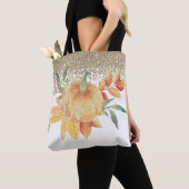 Tote Bag Élégante mariée chic, Citrouille (De près)