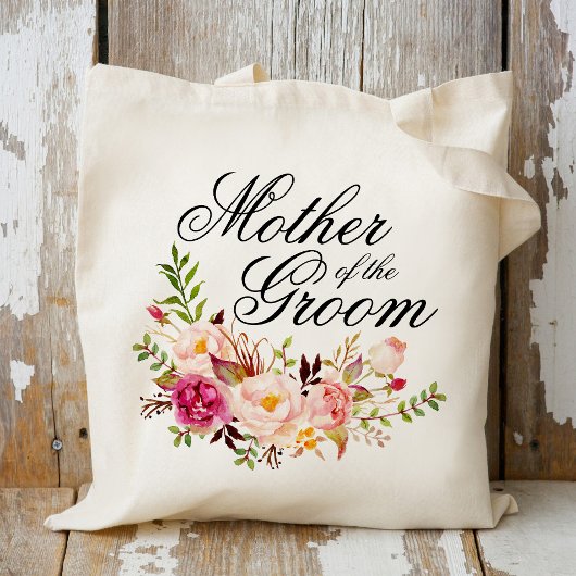 Tote Bag Elégante mère florale rustique de la chambre