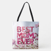 Tote Bag Élégante mère moderne de la meilleure maman jamais (Devant)
