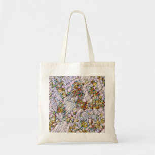 Tote Bag Elégante mosaïque colorée Illustrée Oiseau Art