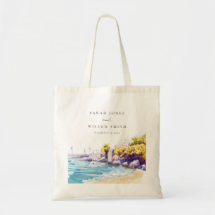 Tote Bag Elégante plage de sable de la côte Mariage de la m