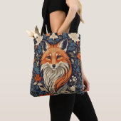 Tote Bag Elégante Renard Rouge Face Forêt Faune (De près)