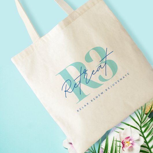 Tote Bag Élégante Retraite de luxe auto-Care Evénement d'en