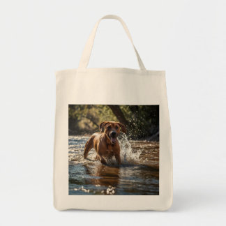 Tote Bag Élégante Rhodesian Ridgeback Grocery Fourre-tout