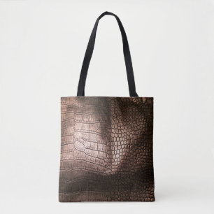 Tote Bag Elégante texture en cuir du soir.