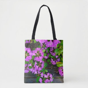 Tote Bag Elégants fleurs roses azalées roses