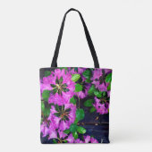 Tote Bag Elégants fleurs roses azalées roses (Dos)