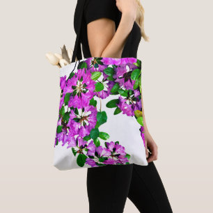 Tote Bag Elégants fleurs roses azalées roses