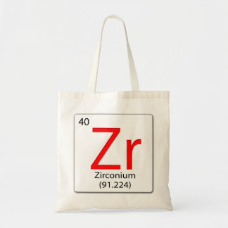 Tote Bag élément chimique tuile Zr - Zirconium.