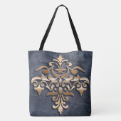 Tote Bag Élément d'or de style baroque (Dos)