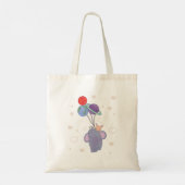 Tote Bag Élément et Lapin Montgolfière spatiale | Fantaisis (Dos)