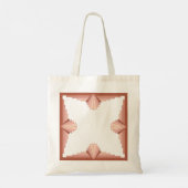 Tote Bag Éléments Art déco dans une palette d'or rose (Dos)