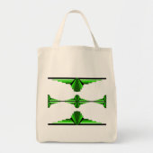 Tote Bag Éléments Art déco en vert profond (Devant)