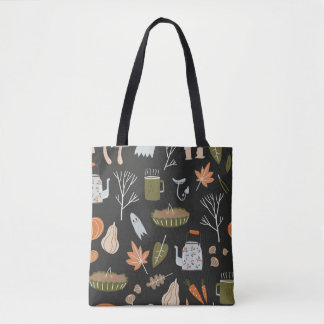 Tote Bag Eléments Chaleureux : Chaleureux Motif.