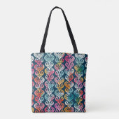 Tote Bag Éléments décoratifs, design motif polyvalent. (Dos)
