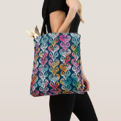 Tote Bag Éléments décoratifs, design motif polyvalent. (De près)