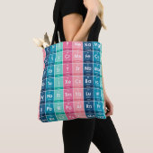 Tote Bag Éléments du Motif de table périodique (De près)