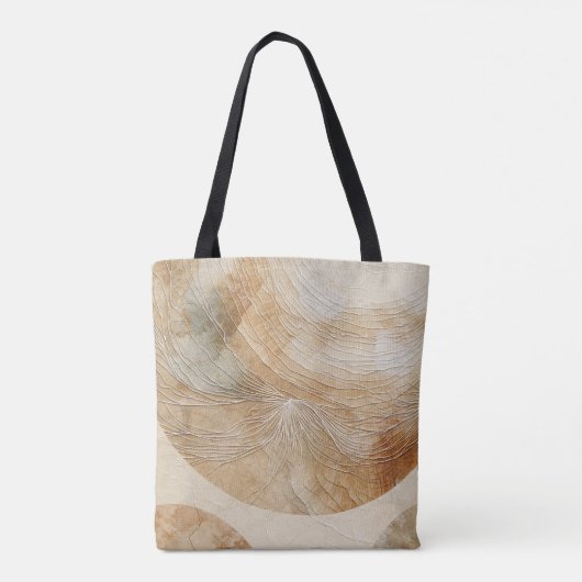 Tote Bag Éléments naturels neutres de l'air Bohème de Bohèm (Dos)