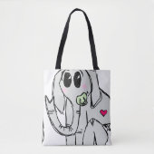 Tote Bag éléphant (Devant)