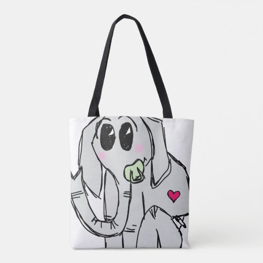 Tote Bag éléphant (Dos)