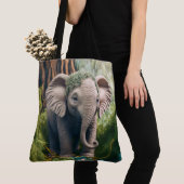 Tote Bag Eléphant (De près)