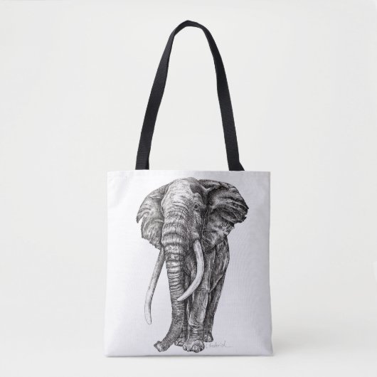Tote Bag Éléphant (Devant)
