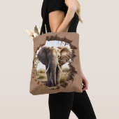 Tote Bag Éléphant (De près)
