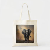 Tote Bag Eléphant africain - Le Roi (2023) ! (Devant)