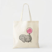 Tote Bag Eléphant avec ballon (Devant)