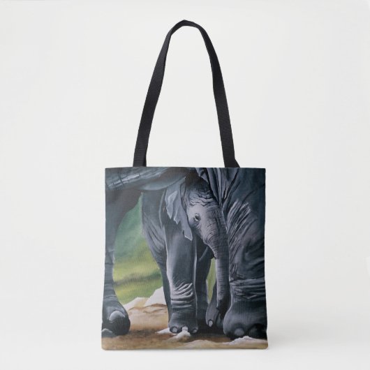 Tote Bag Eléphant bébé (Devant)