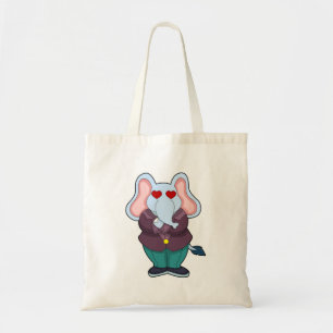 Tote Bag Éléphant comme marié avec costume.PNG