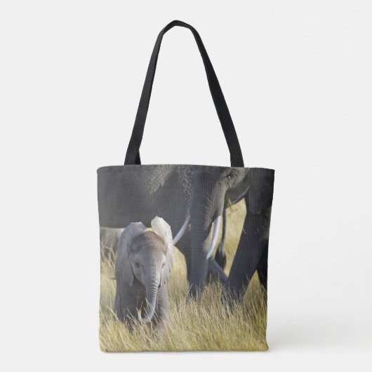 Tote Bag Éléphant de bébé (Dos)