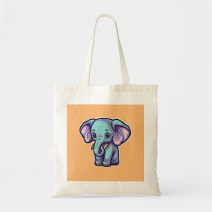 TOTE BAG ÉLÉPHANT DE CARTOON