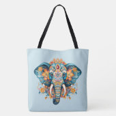 Tote Bag Eléphant de style bohémien (Dos)