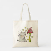 Tote Bag Éléphant et champignon (Dos)