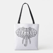 Tote Bag Éléphant inspiré 4 (Dos)