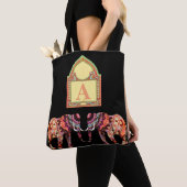 Tote Bag Éléphant noir (De près)