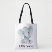 Tote Bag Eléphant Petit Arachide (Devant)